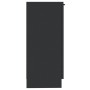 Aparador de madera contrachapada negro 30x30x70 cm de vidaXL, Aparadores - Ref: Foro24-811136, Precio: 74,11 €, Descuento: %