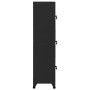 Taquilla de acero negro 38x45x180 cm de vidaXL, Taquillas y armarios de almacenamiento - Ref: Foro24-339782, Precio: 179,91 €...
