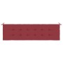 Cojín de banco de jardín tela Oxford rojo tinto 180x50x3 cm en Decoración | Comprar online en Foru.es