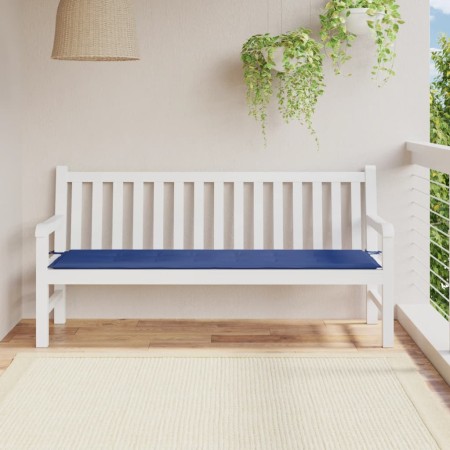 Cojín de banco de jardín tela Oxford azul 180x50x3 cm en Decoración | Comprar online en Foru.es