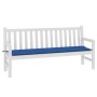 Cojín de banco de jardín tela Oxford azul 180x50x3 cm en Decoración | Comprar online en Foru.es