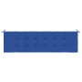 Cojín de banco de jardín tela Oxford azul 180x50x3 cm en Decoración | Comprar online en Foru.es