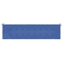 Cojín de banco de jardín tela Oxford azul 200x50x4 cm en Decoración | Comprar online en Foru.es