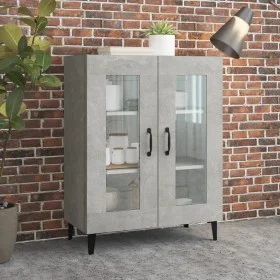 Aparador de madera de ingeniería gris hormigón 69,5x34x90 cm de vidaXL, Aparadores - Ref: Foro24-812127, Precio: 73,50 €, Des...