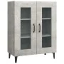 Aparador de madera de ingeniería gris hormigón 69,5x34x90 cm de vidaXL, Aparadores - Ref: Foro24-812127, Precio: 73,50 €, Des...