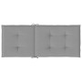 Cojín silla de jardín respaldo alto 6 uds tela gris 120x50x3 cm en Decoración | Comprar online en Foru.es