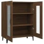 Aparador de madera de ingeniería marrón roble 69,5x34x90 cm de vidaXL, Aparadores - Ref: Foro24-817338, Precio: 65,74 €, Desc...