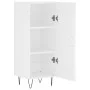 Aparador madera de ingeniería blanco 34,5x34x90 cm de vidaXL, Aparadores - Ref: Foro24-828532, Precio: 59,41 €, Descuento: %