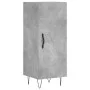 Aparador de madera contrachapada gris hormigón 34,5x34x90 cm de vidaXL, Aparadores - Ref: Foro24-828536, Precio: 55,73 €, Des...