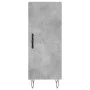 Aparador de madera contrachapada gris hormigón 34,5x34x90 cm de vidaXL, Aparadores - Ref: Foro24-828536, Precio: 55,73 €, Des...