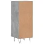 Aparador de madera contrachapada gris hormigón 34,5x34x90 cm de vidaXL, Aparadores - Ref: Foro24-828536, Precio: 55,73 €, Des...