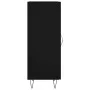 Aparador de madera contrachapada negro 34,5x34x90 cm de vidaXL, Aparadores - Ref: Foro24-828533, Precio: 59,41 €, Descuento: %