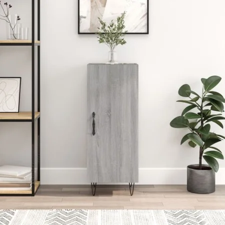 Aparador madera de ingeniería gris Sonoma 34,5x34x90 cm de vidaXL, Aparadores - Ref: Foro24-828538, Precio: 59,63 €, Descuent...