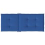Cojín silla de jardín respaldo alto 2 uds tela azul 120x50x3 cm en Decoración | Comprar online en Foru.es