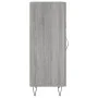 Aparador madera de ingeniería gris Sonoma 34,5x34x90 cm de vidaXL, Aparadores - Ref: Foro24-828538, Precio: 59,63 €, Descuent...