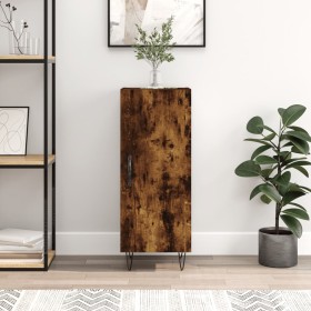 Aparador madera de ingeniería roble ahumado 34,5x34x90 cm de vidaXL, Aparadores - Ref: Foro24-828537, Precio: 57,80 €, Descue...