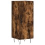 Aparador madera de ingeniería roble ahumado 34,5x34x90 cm de vidaXL, Aparadores - Ref: Foro24-828537, Precio: 57,80 €, Descue...