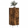 Aparador madera de ingeniería roble ahumado 34,5x34x90 cm de vidaXL, Aparadores - Ref: Foro24-828537, Precio: 57,80 €, Descue...