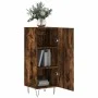 Aparador madera de ingeniería roble ahumado 34,5x34x90 cm de vidaXL, Aparadores - Ref: Foro24-828537, Precio: 57,10 €, Descue...