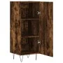 Aparador madera de ingeniería roble ahumado 34,5x34x90 cm de vidaXL, Aparadores - Ref: Foro24-828537, Precio: 57,10 €, Descue...
