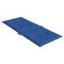 Cojín silla de jardín respaldo alto 6 uds tela azul 120x50x3 cm en Decoración | Comprar online en Foru.es