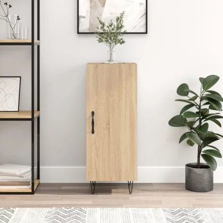 Aparador madera contrachapada color roble Sonoma 34,5x34x90 cm de vidaXL, Aparadores - Ref: Foro24-828535, Precio: 56,99 €, D...