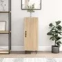 Aparador madera contrachapada color roble Sonoma 34,5x34x90 cm de vidaXL, Aparadores - Ref: Foro24-828535, Precio: 56,99 €, D...