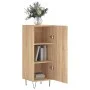 Aparador madera contrachapada color roble Sonoma 34,5x34x90 cm de vidaXL, Aparadores - Ref: Foro24-828535, Precio: 56,99 €, D...