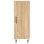 Aparador madera contrachapada color roble Sonoma 34,5x34x90 cm de vidaXL, Aparadores - Ref: Foro24-828535, Precio: 56,99 €, D...