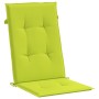 Cojín silla de jardín respaldo alto 2 uds tela verde 120x50x3cm en Decoración | Comprar online en Foru.es