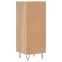 Aparador madera contrachapada color roble Sonoma 34,5x34x90 cm de vidaXL, Aparadores - Ref: Foro24-828535, Precio: 56,99 €, D...