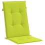 Cojín silla de jardín respaldo alto 6 uds tela verde 120x50x3cm en Decoración | Comprar online en Foru.es