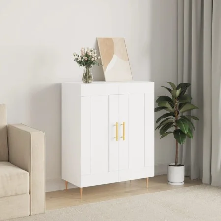 Aparador de madera de ingeniería blanco 69,5x34x90 cm de vidaXL, Aparadores - Ref: Foro24-830180, Precio: 78,69 €, Descuento: %