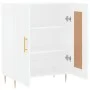 Aparador de madera de ingeniería blanco 69,5x34x90 cm de vidaXL, Aparadores - Ref: Foro24-830180, Precio: 78,69 €, Descuento: %