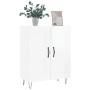 Aparador de madera contrachapada blanco brillante 69,5x34x90 cm de vidaXL, Aparadores - Ref: Foro24-830190, Precio: 84,52 €, ...