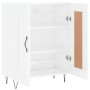 Aparador de madera contrachapada blanco brillante 69,5x34x90 cm de vidaXL, Aparadores - Ref: Foro24-830190, Precio: 84,52 €, ...
