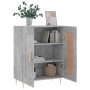 Aparador de madera de ingeniería gris hormigón 69,5x34x90 cm de vidaXL, Aparadores - Ref: Foro24-830184, Precio: 75,03 €, Des...
