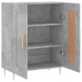 Aparador de madera de ingeniería gris hormigón 69,5x34x90 cm de vidaXL, Aparadores - Ref: Foro24-830184, Precio: 75,03 €, Des...
