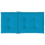 Cojín silla jardín respaldo bajo 6 uds tela Oxford azul en Decoración | Comprar online en Foru.es