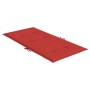 Cojín silla jardín respaldo bajo 6 uds tela Oxford rojo en Decoración | Comprar online en Foru.es