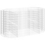 Arriate de gaviones de hierro galvanizado 200x100x100 cm en Macetas y jardineras | Comprar online en Foru.es
