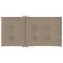 Cojín de silla de jardín respaldo bajo 6 uds tela Oxford taupé en Decoración | Comprar online en Foru.es
