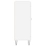 Aparador de madera de ingeniería blanco 69,5x34x90 cm de vidaXL, Aparadores - Ref: Foro24-830188, Precio: 96,16 €, Descuento: %