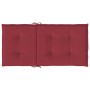 Cojín silla jardín respaldo bajo 6 uds tela Oxford rojo tinto en Decoración | Comprar online en Foru.es