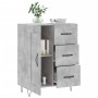 Aparador de madera de ingeniería gris hormigón 69,5x34x90 cm de vidaXL, Aparadores - Ref: Foro24-830256, Precio: 90,18 €, Des...