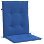 Cojín silla jardín respaldo bajo 2 uds tela Oxford azul en Decoración | Comprar online en Foru.es