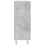 Aparador de madera de ingeniería gris hormigón 69,5x34x90 cm de vidaXL, Aparadores - Ref: Foro24-830256, Precio: 90,18 €, Des...