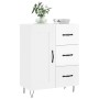 Aparador de madera contrachapada blanco brillante 69,5x34x90 cm de vidaXL, Aparadores - Ref: Foro24-830254, Precio: 98,37 €, ...