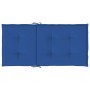 Cojín silla jardín respaldo bajo 4 uds tela Oxford azul en Decoración | Comprar online en Foru.es