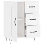 Aparador de madera contrachapada blanco brillante 69,5x34x90 cm de vidaXL, Aparadores - Ref: Foro24-830254, Precio: 98,37 €, ...